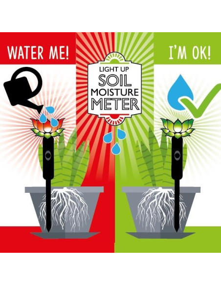 Alarma de Humedad para Plantas Wicked Waterer 10.16 cm