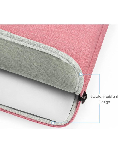 ProElife Funda para Laptop 13.6" Rosa Resistente al Agua