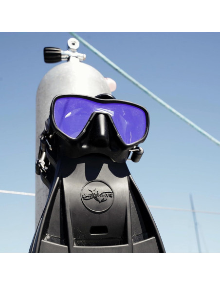 Máscara de Buceo Sin Marco Saekodive M-107 Antivaho UV