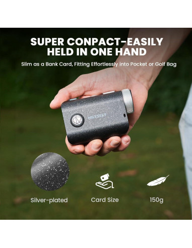 MiLESEEY PF1 Buscador de Golf 1000m Impermeable IP65