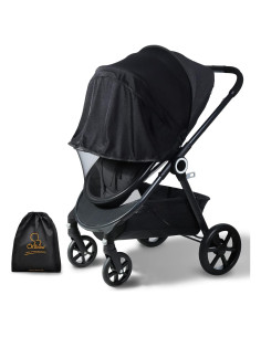 Red de Mosquito Orzbow 2 en 1 con Sombra Solar UPF50+ - Negro