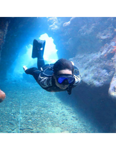 Máscara de Buceo Sin Marco Saekodive M-107 Antivaho UV