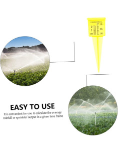 Medidor de Lluvia 4 Piezas Toddmomy 13.4 cm Plástico 2