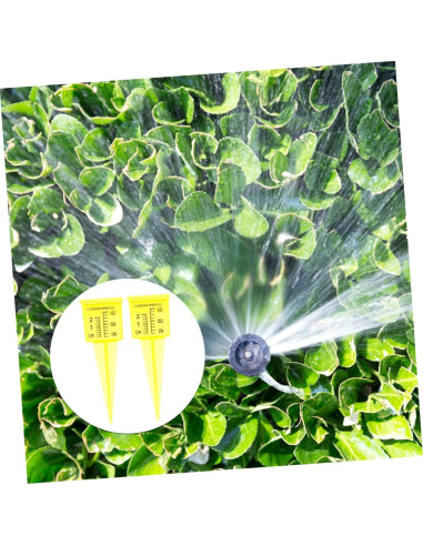 Medidor de Lluvia 4 Piezas Toddmomy 13.4 cm Plástico