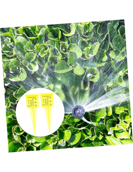 Medidor de Lluvia 4 Piezas Toddmomy 13.4 cm Plástico