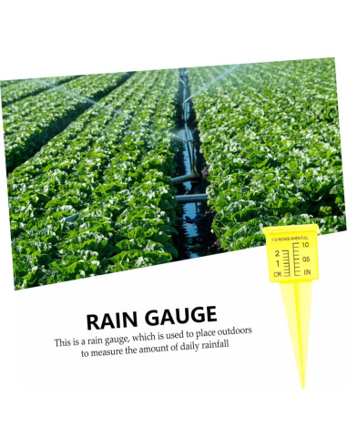 Medidor de Lluvia 4 Piezas Toddmomy 13.4 cm Plástico