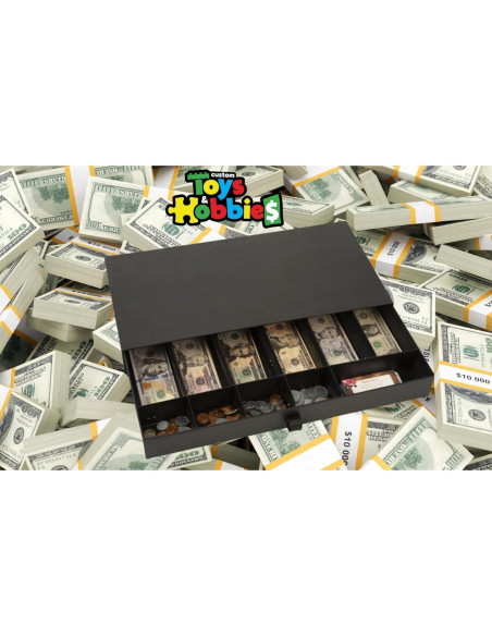 Caja Registradora de Cartón Juguete con Compartimentos - Juguetes y Pasatiempos Personalizados Inc