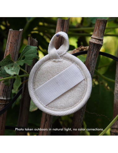 Paquete de 12 Esponjas Exfoliantes de Lufa Natural 8cm