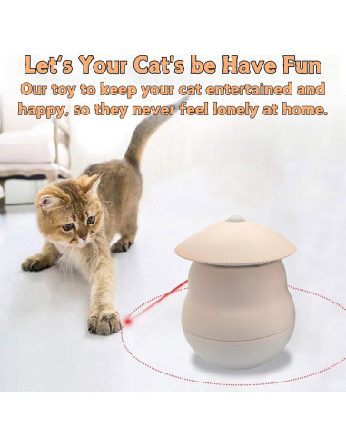 Juguete Automático de Láser para Gatos CelinD 360 Carga USB