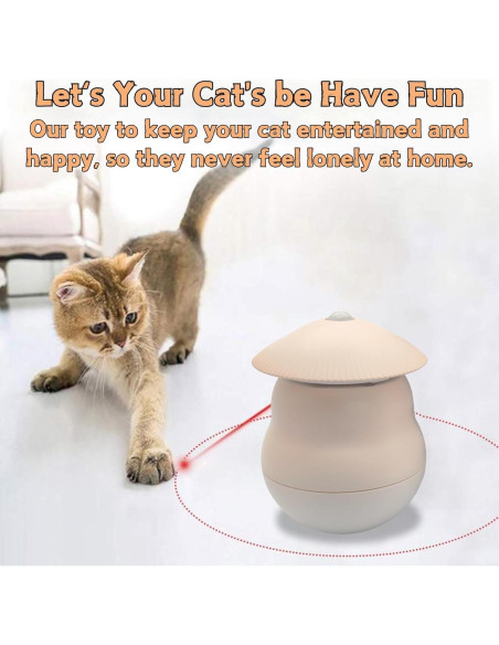Juguete Automático de Láser para Gatos CelinD 360 Carga USB