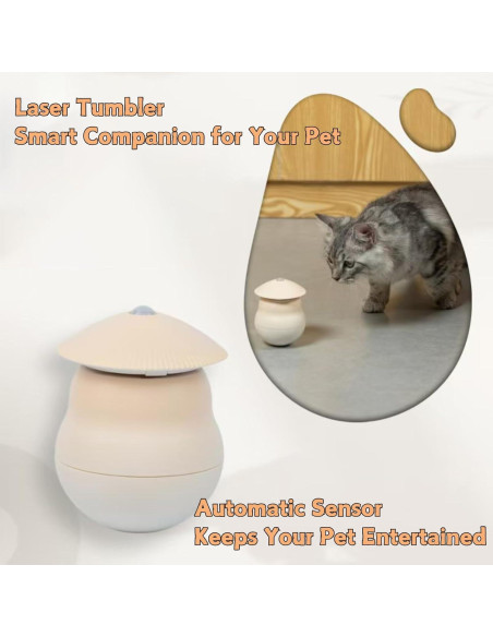 Juguete Automático de Láser para Gatos CelinD 360 Carga USB