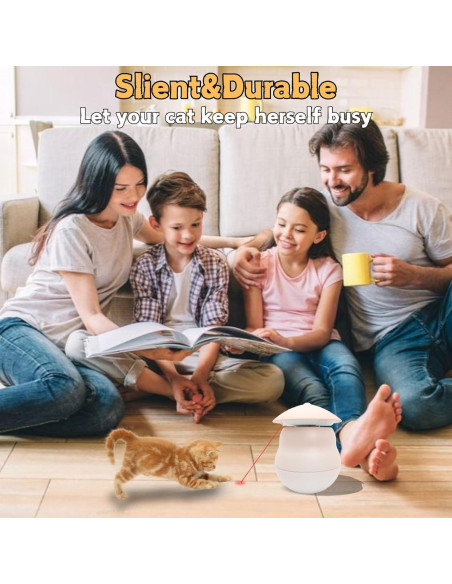 Juguete Automático de Láser para Gatos CelinD 360 Carga USB
