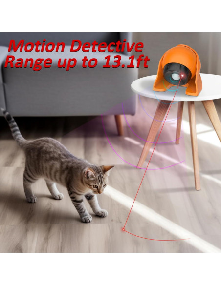 Juguete láser automático para gatos Mdupw recargable 9.14cm