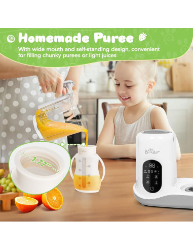 Bolsas de Silicona Reutilizables Bear 5oz para Bebés - 2 Unidades