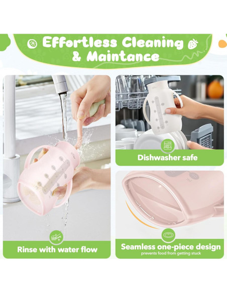 Bolsas de Silicona Reutilizables Bear 5oz para Bebés - 2 Unidades