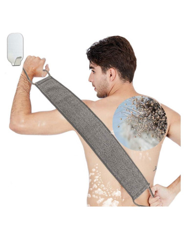 Esponja de Espalda Exfoliante IYOOH de Lino Natural 89cm