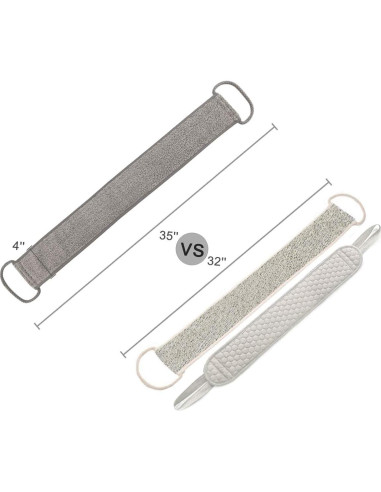 Esponja de Espalda Exfoliante IYOOH de Lino Natural 89cm