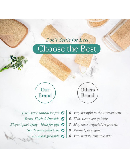 Juego de 5 Esponjas de Lufa Natural LUFAFY - 15 cm Exfoliantes Juego de 5 Esponjas de Lufa Natural LUFAFY - 15 cm Exfoliantes