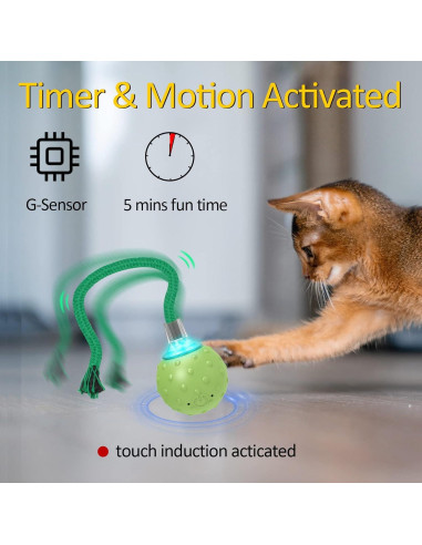 Juguete Interactivo para Gatos umosis con Bola Automática y Sonido