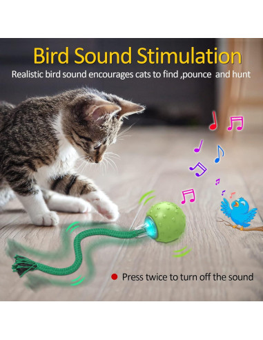 Juguete Interactivo para Gatos umosis con Bola Automática y Sonido