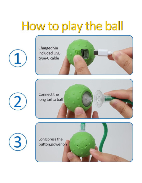 Juguete Interactivo para Gatos umosis con Bola Automática y Sonido