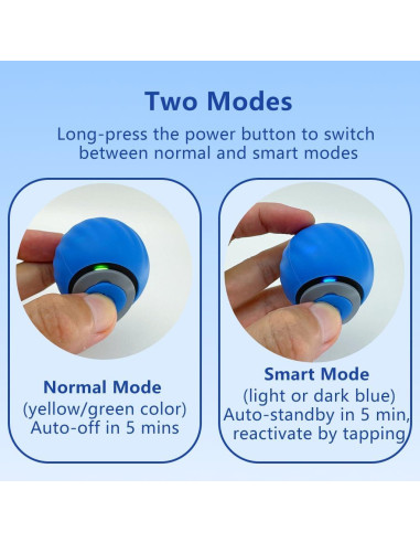 Pelota Interactiva para Gatos Genérico CIB Azul - Juguete Automático