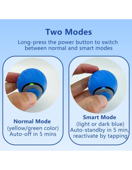 Pelota Interactiva para Gatos Genérico CIB Azul - Juguete Automático