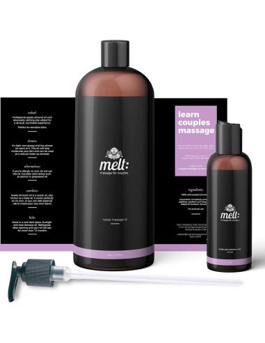 Aceite de Masaje Melt | Almendra Dulce 453g | Relajante y Terapéutico