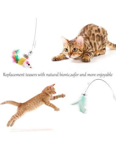Juguete Interactivo para Gatos Found Notice Varita Retráctil 3-en-1