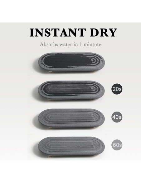 Organizador de Fregadero RIOMZY - Bandeja de Secado Rápido Gris Organizador de Fregadero RIOMZY - Bandeja de Secado Rápido Gris