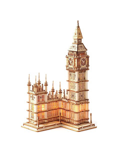 Rolife Kit de Modelo 3D Big Ben de Madera para Adultos