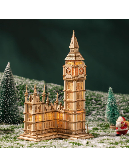 Rolife Kit de Modelo 3D Big Ben de Madera para Adultos Rolife Kit de Modelo 3D Big Ben de Madera para Adultos