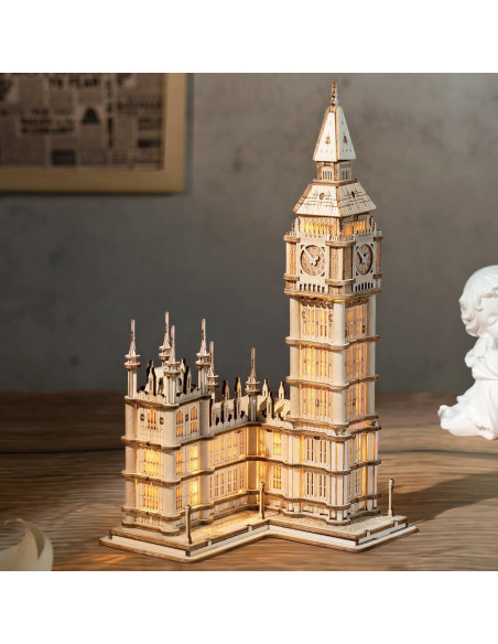 Rolife Kit de Modelo 3D Big Ben de Madera para Adultos Rolife Kit de Modelo 3D Big Ben de Madera para Adultos