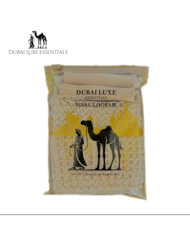 Esponja de Sisal Hecha a Mano Dubai Luxe Essentials 12.7x67.3cm