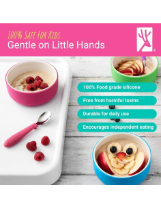 Cuencos de Porcelana Elk y Amigos con Manga de Silicona 4 Pzas 2