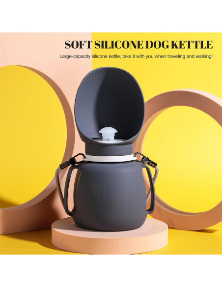 Botella de Agua Plegable para Perros NVTED 800ml a Prueba de Fugas