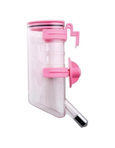 Botella de Agua Choco Nose 0.39 L Rosa para Mascotas