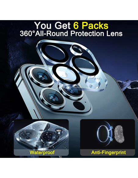 Protector de Lente de Cámara Ferilinso para iPhone 14/15 Pro