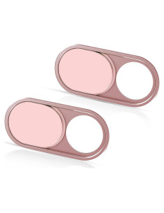 Cubierta Webcam CloudValley Rosa Ultra Fina 2 Pcs