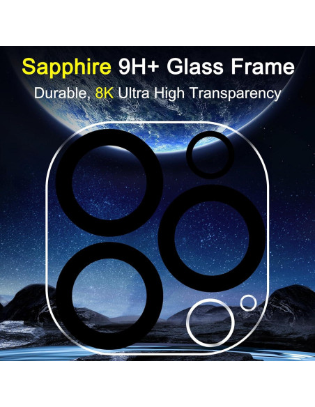 Protector de Lente de Cámara Ferilinso para iPhone 14/15 Pro