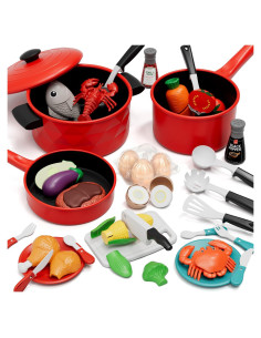 Conjunto de Cocina Infantil Lehoo Castle - 27x19cm - 3 a 8 años