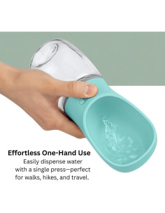 Botella de Agua Portátil para Perros Yiwu 0.56L Antifugas 2