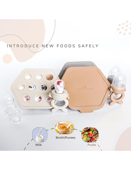 Extractor de Comida para Bebés XH018 - Silicona Libre de BPA