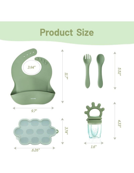 Extractor de Frutas y Alimentos de Silicona + Kit Bebé