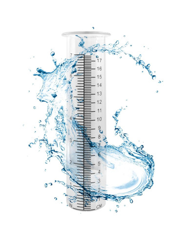 Tubo de Reemplazo para Pluviómetro de Plástico Zorveiio 2 Pcs