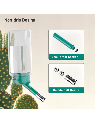 Botella de Agua BUCATSTATE 120ml para Hámsters y Pequeños Animales