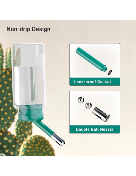 Botella de Agua BUCATSTATE 120ml para Hámsters y Pequeños Animales