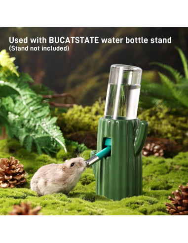 Botella de Agua BUCATSTATE 120ml para Hámsters y Pequeños Animales
