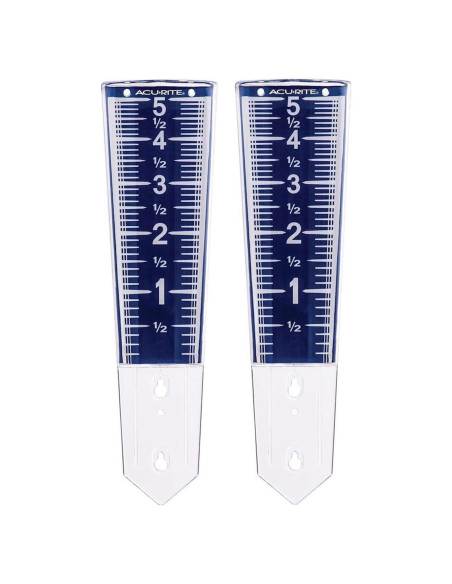 Medidor de Lluvia AcuRite 00850 - 2 Paquete con Tornillos