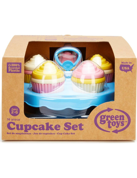 Juego de Cupcakes Green Toys - 16 Piezas para Niños